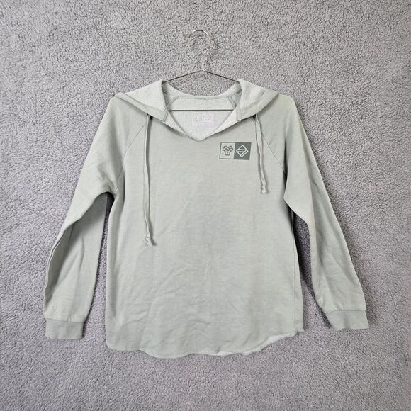 Bissell Brothers Brewing Pullover Hoodie Sweatshirt Wmns Small Green Drawstring - Picture 1 of 8